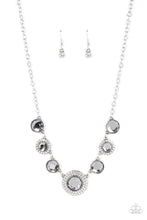 Load image into Gallery viewer, Extravagant Extravaganza - White and Silver Necklace- Paparazzi Accessories