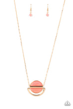 Load image into Gallery viewer, Ethereal Eclipse - Pink and Gold Necklace- Paparazzi Accessories