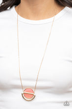 Load image into Gallery viewer, Ethereal Eclipse - Pink and Gold Necklace- Paparazzi Accessories