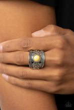 Load image into Gallery viewer, HAVEN-Sent - Yellow and Silver Ring- Paparazzi Accessories