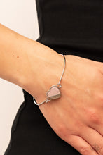 Load image into Gallery viewer, Hidden Intentions - Pink and Silver Bracelet- Paparazzi Accessories