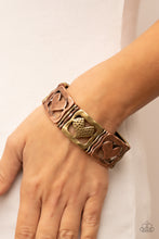 Load image into Gallery viewer, Legendary Lovers - Multitoned Copper and Brass Bracelet- Paparazzi Accessories