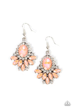 Load image into Gallery viewer, Magic Spell Sparkle - Orange and Silver Earrings- Paparazzi Accessories