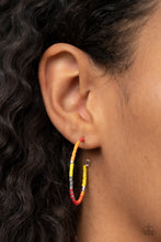 Load image into Gallery viewer, Joshua Tree Tourist - Multicolored Silver Earrings- Paparazzi Accessories
