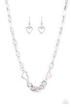 Load image into Gallery viewer, Little Charmer - Pink and Silver Necklace- Paparazzi Accessories