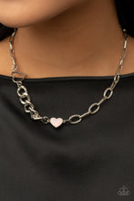 Load image into Gallery viewer, Little Charmer - Pink and Silver Necklace- Paparazzi Accessories