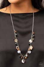 Load image into Gallery viewer, Caribbean Charisma - Blue and Silver Necklace- Paparazzi Accessories