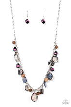 Load image into Gallery viewer, Caribbean Charisma - Pink and Silver Necklace- Paparazzi Accessories