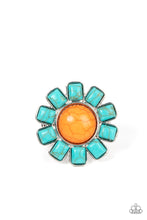 Load image into Gallery viewer, Mojave Marigold - Orange and Blue Ring- Paparazzi Accessories