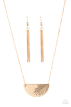 Load image into Gallery viewer, Cool, PALM, and Collected - Gold Necklace- Paparazzi Accessories