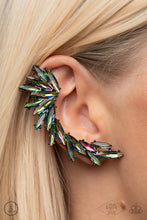 Load image into Gallery viewer, Because ICE Said So - Multicolored Gunmetal Earrings- Paparazzi Accessories