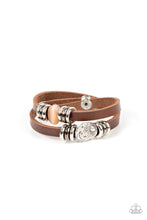Load image into Gallery viewer, All Willy-Nilly - Orange and Silver Wrap- Paparazzi Accessories