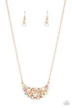 Load image into Gallery viewer, Effervescently Divine - Multicolored Gold Necklace- Paparazzi Accessories
