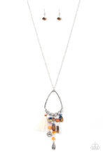 Load image into Gallery viewer, Listen to Your Soul - Multicolored Silver Necklace- Paparazzi Accessories