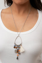 Load image into Gallery viewer, Listen to Your Soul - Multicolored Silver Necklace- Paparazzi Accessories