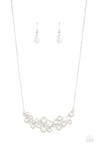 My Yacht or Yours? - White and Silver Necklace- Paparazzi Accessories