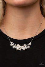 Load image into Gallery viewer, My Yacht or Yours? - White and Silver Necklace- Paparazzi Accessories