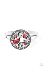 Load image into Gallery viewer, Time to Twinkle - Red and Silver Bracelet- Paparazzi Accessories