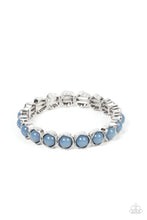 Load image into Gallery viewer, Lets be Buds - Blue and Silver Bracelet- Paparazzi Accessories