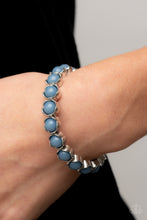 Load image into Gallery viewer, Lets be Buds - Blue and Silver Bracelet- Paparazzi Accessories