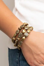 Load image into Gallery viewer, Charmingly Cottagecore - Brass Bracelets- Paparazzi Accessories