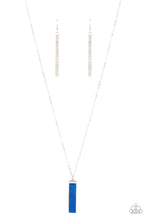 Load image into Gallery viewer, Set in GEMSTONE - Blue and Silver Necklace- Paparazzi Accessories