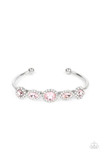 Load image into Gallery viewer, Simmer on GLOW - Pink and Silver Bracelet- Paparazzi Accessories
