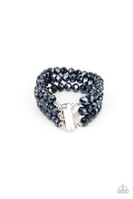 Load image into Gallery viewer, Supernova Sultry - Blue and Silver Bracelet- Paparazzi Accessories