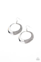 Load image into Gallery viewer, Downtown Jungle - Silver Earrings- Paparazzi Accessories