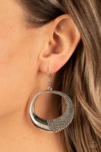 Load image into Gallery viewer, Downtown Jungle - Silver Earrings- Paparazzi Accessories