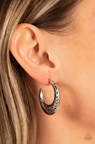 Wanderlust Wilderness - Silver Earrings- Paparazzi Accessories