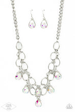 Load image into Gallery viewer, Show-Stopping Shimmer - Multicolored Silver Necklace- Paparazzi Accessories