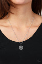 Load image into Gallery viewer, Lovestruck Shimmer - Silver Necklace- Paparazzi Accessories