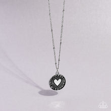 Load image into Gallery viewer, Lovestruck Shimmer - Silver Necklace- Paparazzi Accessories