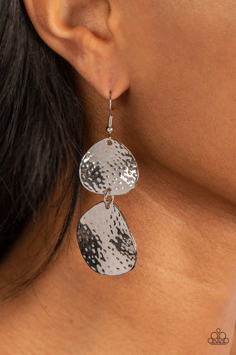 Bait and Switch - Silver Earrings- Paparazzi Accessories