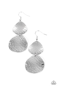Bait and Switch - Silver Earrings- Paparazzi Accessories