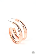 Load image into Gallery viewer, Champion Curves - Gold Earrings- Paparazzi Accessories