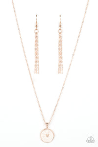 Do What You Love - White and Gold Necklace- Paparazzi Accessories