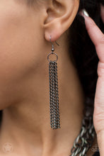 Load image into Gallery viewer, SCARFED For Attention- Gunmetal Necklace- Paparazzi Accessories