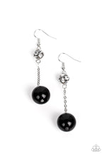 Load image into Gallery viewer, Nautical Nostalgia - Black and Silver Earrings- Paparazzi Accessories