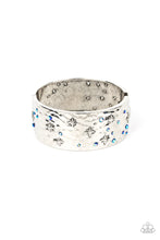 Load image into Gallery viewer, Across the Constellations - Blue and Silver Bracelet- Paparazzi Accessories