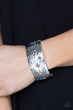Load image into Gallery viewer, Across the Constellations - Blue and Silver Bracelet- Paparazzi Accessories