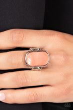 Load image into Gallery viewer, Tidal Tranquility - Orange and Silver Ring- Paparazzi Accessories