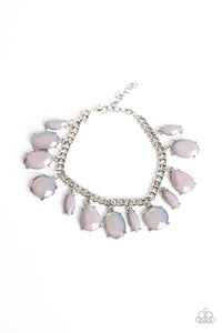 Serendipitous Shimmer - Silver Bracelet- Paparazzi Accessories