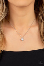 Load image into Gallery viewer, A Little Lovestruck - Yellow and Silver Necklace- Paparazzi Accessories