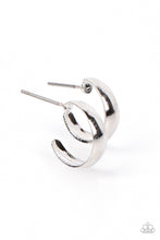 Load image into Gallery viewer, Mini Magic - Silver Earrings- Paparazzi Accessories