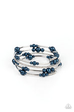 Load image into Gallery viewer, Marina Masterpiece - Blue and Silver Bracelet- Paparazzi Accessories