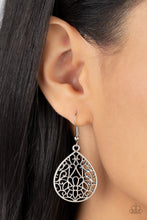 Load image into Gallery viewer, Valley Estate - Silver Earrings- Paparazzi Accessories