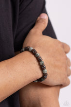 Load image into Gallery viewer, Earthy Empath - Green and Black Bracelet- Paparazzi Accessories