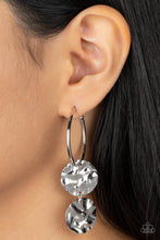 Load image into Gallery viewer, Sending Shock Waves - Silver Earrings- Paparazzi Accessories